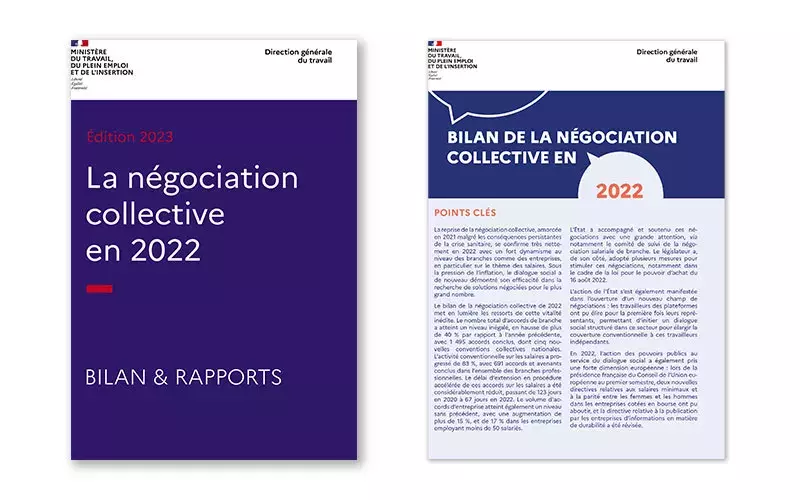 La négociation collective en 2022 - Bilan de la négociation collective en 2022