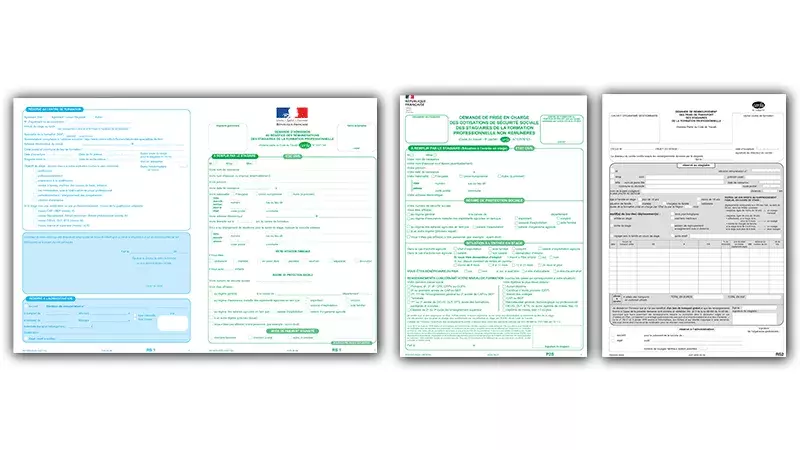 Formulaires Prise en charge des stagiaires de la formation professionnelle
