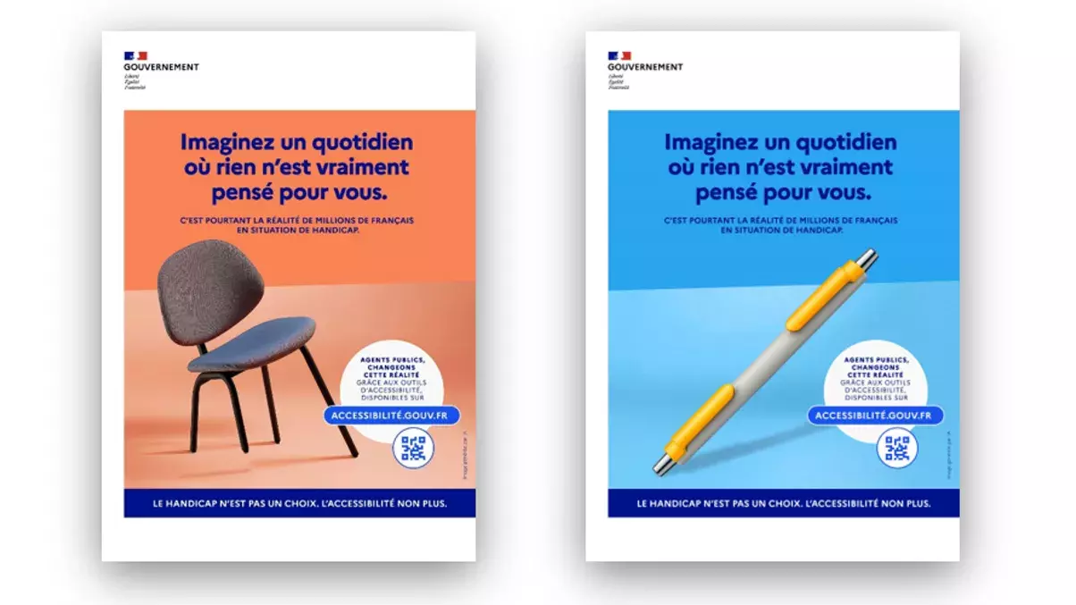 Imaginez un quotidien où rien n'est vraiment pensé pour vous. C'est pourtant la réalité de millions de Français en situation de henaciap. Agents publics, changeons cette réalité grâce aux outils d'accessibilité disponibles sur accessibilite.gouv.fr. Le handicap n'est pas un choix. L'accessibilité non plus.