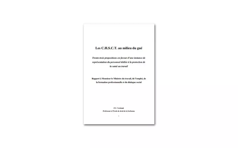 Comité d'hygiène de sécurité et des conditions de travail