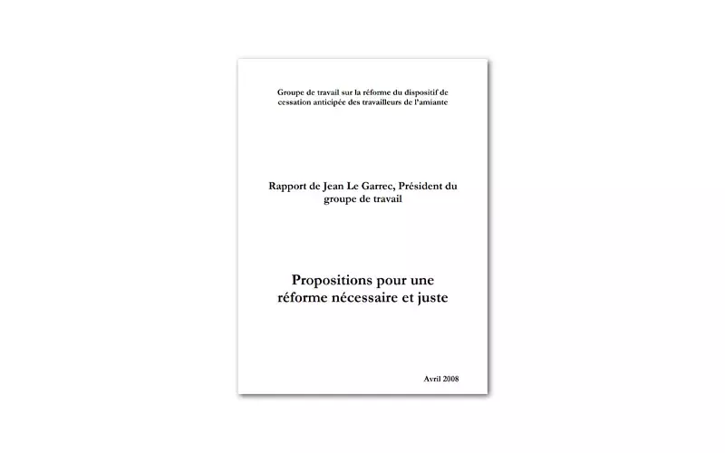 Propositions pour une réforme du Fonds de cessation anticipée d'activité des travailleurs de l'amiante