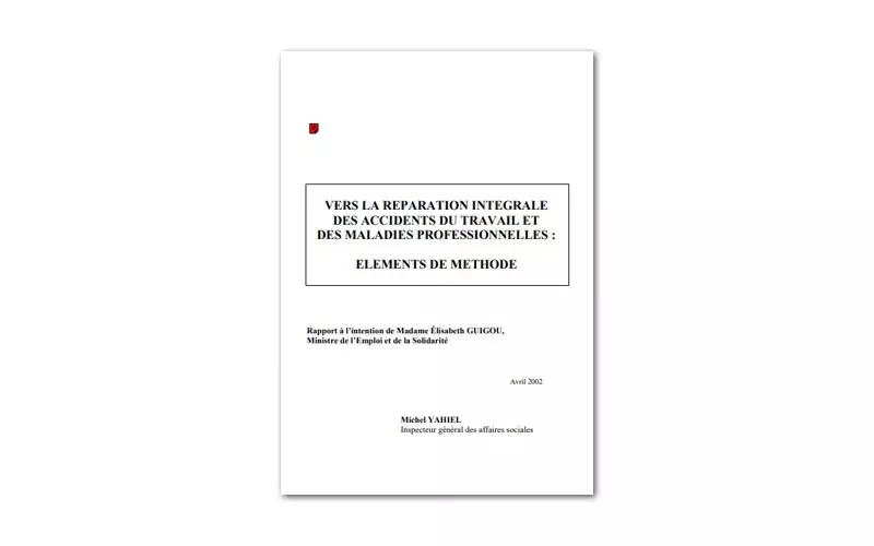 Rapport - Vers la répartition intégrale des accidents du travail et des maladies professionnelles