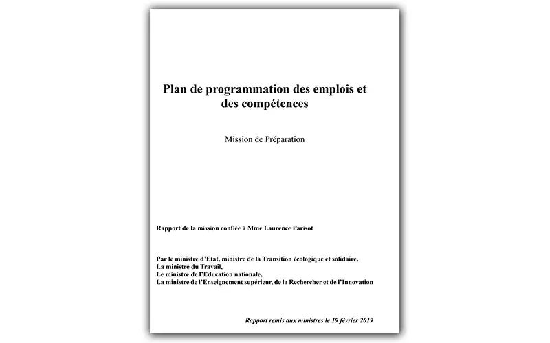 Rapport | Plan de programmation des emplois et des compétences 