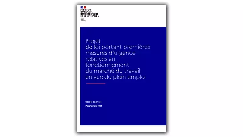 Projet de loi portant premières mesures d'urgence relatives au fonctionnement du marché du travail en vue du plein emploi