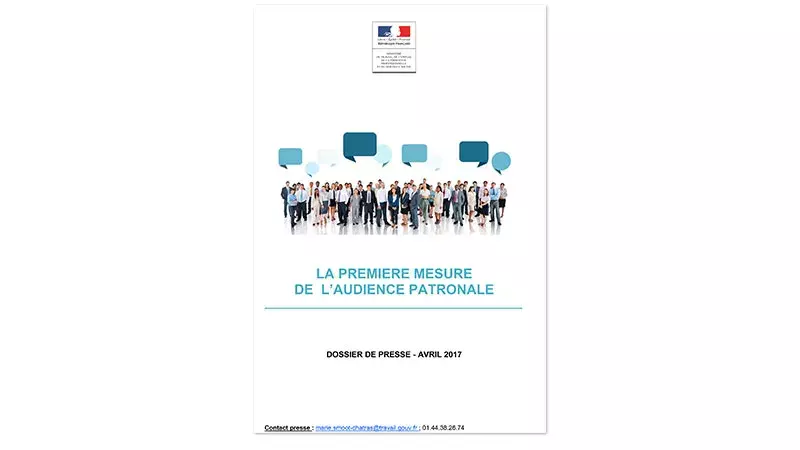 La première mesure de l'audience patronale | Dossier de presse | Avril 2017