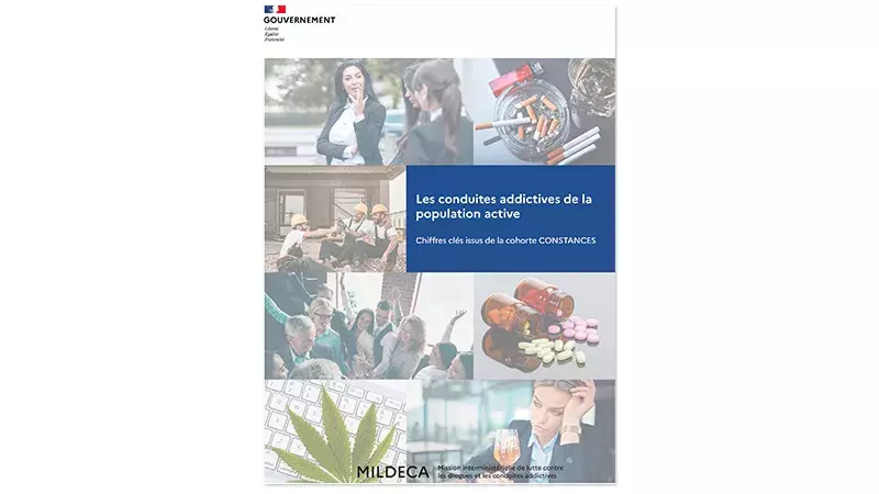 Vignette document Les conduites addictives de la population active. Chiffres clés issus de la cohorte CONSTANCES