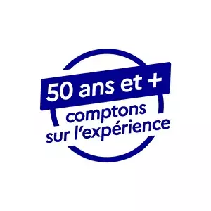 50 ans et + comptons sur l'expérience